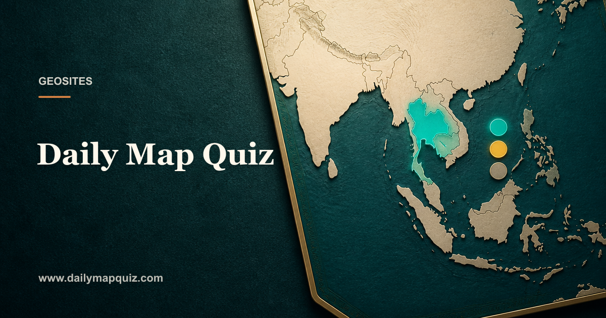 Map Quiz: Daily World Map Game (Find 10 Countries)